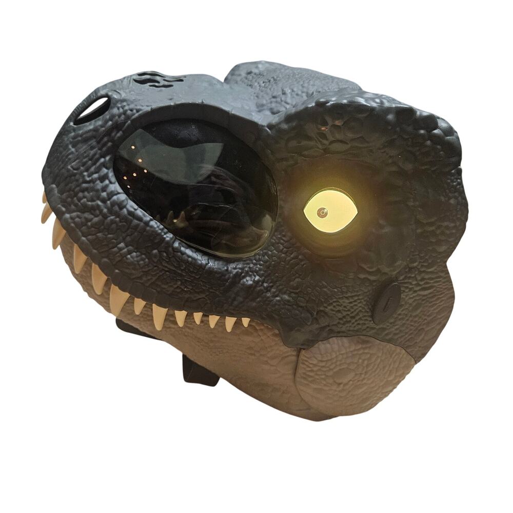 Jurassic World Rebirth T-Rex Rage N Roar Mask Led Light Up Eyes  3 Level Effects